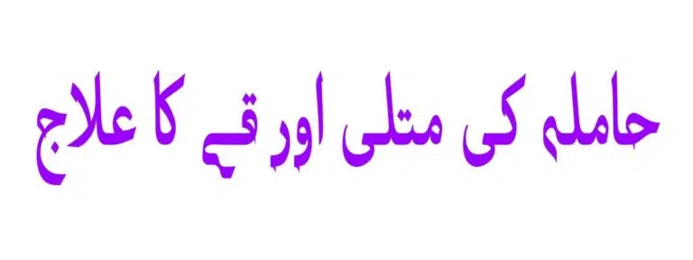 حاملہ کی متلی