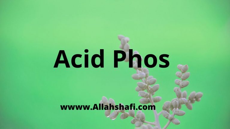 Phosporic Acid  فاسفورک ایسڈ