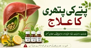 پتے کی پتھری کا علاج، علامات، غذا اور احتیاطی رہنمائی یہ مضمون Herbal Homeo کی ماہر ہومیوپیتھ نے تیار کیا ہے۔ Reviewed by: Herbal Homeo کی ماہر ہومیوپیتھ Last Updated: 18 جون 2026 پتے کی پتھری کا علاج تلاش کرنے والے بہت سے افراد کو دائیں پسلی کے نیچے درد، چکنائی والی غذا کے بعد بے آرامی، متلی، گیس، بدہضمی، منہ کا کڑوا ذائقہ یا کندھے اور کمر کی طرف درد کی شکایت ہوتی ہے۔ پتے کی پتھری کو انگریزی میں Gallstones کہا جاتا ہے۔ یہ ایک عام مسئلہ ہے، مگر بعض صورتوں میں فوری طبی توجہ ضروری ہو سکتی ہے۔ اس مضمون میں پتے کی پتھری کی علامات، ممکنہ وجوہات، ضروری ٹیسٹ، غذا، پرہیز، ہومیوپیتھک معاون ادویات، عرقیات، بایوکیمک ادویات اور درد کی صورت میں احتیاطی رہنمائی شامل ہے۔ ہر مریض کی کیفیت مختلف ہو سکتی ہے، اس لیے علاج کو الٹراساؤنڈ رپورٹ، درد کی شدت اور مریض کی مجموعی صحت کے مطابق رکھنا ضروری ہے۔ اہم تنبیہ: اگر دائیں پسلی کے نیچے شدید درد ہو، درد 4 سے 6 گھنٹے یا اس سے زیادہ برقرار رہے، بخار یا کپکپی ہو، مسلسل قے آئے، آنکھیں یا جلد پیلی ہوں، پیشاب کا رنگ گہرا ہو، یا پیٹ سخت محسوس ہو تو فوراً ڈاکٹر یا ایمرجنسی سے رجوع کریں۔ پتے کی پتھری کیا ہے؟ پتہ، جسے Gallbladder کہتے ہیں، جگر کے نیچے موجود ایک چھوٹا عضو ہے۔ یہ صفرا یا bile کو جمع رکھتا ہے، جو چکنائی والی غذا کو ہضم کرنے میں مدد دیتا ہے۔ جب صفرا میں کولیسٹرول، بائل سالٹس یا دوسرے اجزاء کا توازن بدلتا ہے تو چھوٹے یا بڑے پتھر بن سکتے ہیں۔ کچھ لوگوں میں پتھری موجود ہونے کے باوجود کوئی علامت نہیں ہوتی۔ اسے خاموش پتھری یا Silent Gallstones کہا جاتا ہے۔ لیکن جب پتھری حرکت کرے، نالی میں رکاوٹ بنے یا پتے میں سوزش پیدا ہو تو درد اور دوسری علامات شروع ہو سکتی ہیں۔ پتے کی پتھری کی عام علامات دائیں پسلی کے نیچے یا اوپری پیٹ میں درد چکنائی، گھی، تلی ہوئی یا بھاری غذا کے بعد تکلیف درد کا دائیں کندھے، پشت یا کمر تک جانا متلی یا قے پیٹ کا بھاری پن، اپھارہ یا گیس بدہضمی یا منہ کا کڑوا ذائقہ بھوک میں کمی کبھی کبھار بخار یا کپکپی صرف گیس یا بدہضمی کی وجہ سے بھی اسی طرح کی علامات ہو سکتی ہیں۔ اس لیے الٹراساؤنڈ کے بغیر پتے کی پتھری کا حتمی فیصلہ نہیں کرنا چاہیے۔ معدے اور ہاضمے سے متعلق عمومی معلومات کے لیے ہماری Stomach Disorders and Homeopathy گائیڈ بھی دیکھیں۔ پتے کی پتھری کیوں بنتی ہے؟ کولیسٹرول یا خون کی چکنائی کا بڑھ جانا موٹاپا یا جسمانی سرگرمی کی کمی وزن کا بہت تیزی سے کم ہونا زیادہ گھی، تیل، تلی ہوئی اور چکنائی والی غذا بے قاعدہ کھانا یا بہت دیر تک بھوکا رہنا حمل یا ہارمونل تبدیلیاں خاندانی رجحان ذیابیطس یا میٹابولک مسائل عمر بڑھنے کے ساتھ صفراوی نظام کی تبدیلیاں پتے کی پتھری کی تشخیص کیسے ہوتی ہے؟ پتے کی پتھری کی تصدیق کے لیے عموماً Ultrasound Abdomen سب سے اہم ابتدائی ٹیسٹ ہوتا ہے۔ اس سے پتھری کی تعداد، سائز، پتے کی سوزش اور نالیوں کی حالت کے بارے میں معلومات مل سکتی ہیں۔ Liver Function Tests یا LFTs CBC، خاص طور پر بخار یا انفیکشن کے شبہے میں Bilirubin، اگر یرقان کا خدشہ ہو Amylase یا Lipase، اگر شدید اوپری پیٹ کا درد ہو مزید imaging tests، اگر نالی میں پتھری پھنسنے کا شبہ ہو پتے کی پتھری میں غذا اور پرہیز اگر چکنائی والی غذا کے بعد درد، متلی یا بھاری پن بڑھتا ہو تو کم چکنائی والی غذا، مناسب پانی اور چھوٹے حصوں میں کھانا مددگار ہو سکتا ہے۔ کن چیزوں سے احتیاط کریں؟ زیادہ گھی، مکھن اور تیل فاسٹ فوڈ اور گہری تلی ہوئی اشیاء چربی والا گوشت اور بہت بھاری سالن زیادہ کریم، پنیر یا مایونیز کولڈ ڈرنکس اور بہت زیادہ میٹھے مشروبات بہت زیادہ مصالحہ دار کھانا رات کو دیر سے یا بہت زیادہ مقدار میں کھانا لمبے وقت تک بھوکا رہنا، پھر ایک دم بہت بھاری کھانا کون سی غذائیں نسبتاً بہتر رہ سکتی ہیں؟ سادہ، کم چکنائی والا گھر کا کھانا سبزیاں، سلاد اور مناسب مقدار میں پھل دالیں اور ہلکی پروٹین دلیہ، جو اور فائبر والی غذائیں پانی کی مناسب مقدار ہلکا سوپ اور سبزیوں پر مشتمل کھانا چھوٹے حصوں میں کھانا، دن میں کئی بار روزانہ ہلکی واک، اگر درد یا طبی حالت اجازت دے زیتون کا تیل اور لیموں: احتیاط کے ساتھ بعض لوگ زیتون کا تیل اور لیموں ہاضمے یا بھاری پن کے لیے استعمال کرتے ہیں۔ ایک چمچ زیتون کا تیل اور لیموں کا رس بعض افراد کو ہلکی ہاضمے کی شکایت میں بہتر محسوس کرا سکتا ہے، مگر یہ ثابت شدہ طور پر ہر قسم کی پتے کی پتھری کو ختم کرنے کا علاج نہیں ہے۔ اگر زیتون کے تیل یا لیموں کے استعمال کے بعد درد بڑھ جائے، متلی یا قے ہو، تیزابیت بڑھے یا دائیں پسلی کے نیچے تیز درد شروع ہو تو اسے بند کر دیں اور طبی مشورہ لیں۔ بڑی پتھری یا نالی میں پھنسی پتھری کی صورت میں خود سے “flush” یا زیادہ تیل والے نسخے استعمال کرنا مناسب نہیں۔ پتے کی پتھری کے لیے ہومیوپیتھک معاون طریقہ ہومیوپیتھی میں دوا کا انتخاب مریض کی مجموعی علامات، درد کی نوعیت، غذا سے تعلق، متلی، گیس، جسمانی ساخت اور دوسری کیفیتوں کو دیکھ کر کیا جاتا ہے۔ پتے کی پتھری میں ایک ہی دوا یا ایک ہی combination ہر فرد کے لیے مناسب نہیں ہوتی۔ ہومیوپیتھی کے بنیادی اصول اور individual remedy selection کو سمجھنے کے لیے ہماری Homeopathic Medicine: A Comprehensive Guide بھی دیکھیں۔ محفوظ استعمال کا اصول: ہومیوپیتھک remedies کو مکمل medical assessment کے بعد منتخب کرنا بہتر ہے۔ شدید درد، بخار، یرقان، مسلسل قے، شوگر، گردے یا جگر کی بیماری، حمل، یا پہلے سے جاری دواؤں کی صورت میں خود علاج نہ کریں۔ نسخہ نمبر 1: عمومی معاون ترتیب روایتی ہومیوپیتھک practice میں پتے، جگر، صفراوی نظام، بدہضمی اور دائیں طرف کے درد کی علامات میں درج ذیل ادویات پر غور کیا جاتا ہے: Chelidonium 50M: صرف ایک خوراک۔ ہائی پوٹینسی کو بار بار دہرانا مناسب نہیں۔ Cholesterinum 30: روزانہ ایک بار۔ Calcarea Carb 30: روزانہ ایک بار۔ Natrum Sulph 200: روزانہ ایک بار، مگر ہائی پوٹینسی کی repetition معالج کے مشورے سے ہونی چاہیے۔ اہم نوٹ: 50M، 200C، 1M اور اس سے اوپر کی طاقتیں ہر مریض کے لیے مناسب نہیں ہوتیں۔ ایسی ادویات خصوصاً بار بار استعمال کرنے سے پہلے مستند ہومیوپیتھک معالج سے مشورہ ضروری ہے۔ نسخہ نمبر 2: 30 طاقت میں معاون combination پتے کی پتھری کے رجحان، گیس، بدہضمی، صفراوی نظام کی سستی، کھانے کے بعد بھاری پن یا دائیں طرف تکلیف کی علامات میں درج ذیل ادویات 30 طاقت میں بعض ہومیوپیتھک معالج زیر غور لاتے ہیں: Kali Bichromicum 30 Lycopodium 30 Cholesterinum 30 Natrum Sulph 30 عمومی طریقہ استعمال: چاروں ادویات 30 طاقت میں ملا کر دن میں 2 بار، صبح اور شام، پانی میں چند قطرے ملا کر استعمال کی جا سکتی ہیں۔ تاہم انفرادی علامات، عمر، دوسری بیماریوں اور جاری دواؤں کو ضرور مدنظر رکھا جائے۔ اگر پتے میں درد، مروڑ یا قولنج ہو پتے کی پتھری میں درد بعض اوقات قولنج یا spasmodic pain کی شکل اختیار کر سکتا ہے۔ روایتی ہومیوپیتھک practice میں درج ذیل نام درد کے مخصوص pattern کے مطابق زیر غور آ سکتے ہیں: Dioscorea 30 Colocynthis 30 Mag Phos 30 عمومی طریقہ استعمال: تینوں ادویات ملا کر دن میں 3 سے 4 بار استعمال کی جا سکتی ہیں۔ درد کم ہونے پر دوا کا وقفہ بڑھا دیں یا معالج کے مشورے کے مطابق بند کر دیں۔ یہ ادویات اس بات کی ضمانت نہیں کہ درد کی اصل وجہ ختم ہو گئی ہے۔ اگر درد بار بار ہو، کھانے کے بعد بڑھتا ہو، بخار یا قے کے ساتھ ہو، یا کئی گھنٹے برقرار رہے تو اسے صرف “gas pain” سمجھ کر نظر انداز نہ کریں۔ پتے کی سوزش یا نالی میں رکاوٹ کی جانچ ضروری ہو سکتی ہے۔ اگر صرف پتے کی پتھری کا خدشہ ہو اگر پتھری کی تصدیق ابھی نہیں ہوئی اور صرف گیس، بھاری پن، دائیں طرف ہلکی تکلیف یا چکنائی سے بے آرامی کی شکایت ہو تو پہلے الٹراساؤنڈ کروانا بہتر ہے۔ عمومی طور پر درج ذیل ترتیب بعض ہومیوپیتھک معالج استعمال کرتے ہیں: Natrum Sulph 30: صبح ایک بار Calcarea Phos 30: شام ایک بار Mag Phos 30: درد یا مروڑ کی کیفیت میں معاون طور پر عرقیات اور herbal support روایتی طور پر عرق مکوہ، عرق کاسنی اور عرق گاؤ زبان بعض افراد جگر، ہاضمے یا عمومی جسمانی گرمی کے مسائل میں استعمال کرتے ہیں۔ عرقیات کا طریقہ عرق مکوہعرق کاسنیعرق گاؤ زبان تینوں عرقیات برابر مقدار میں ملا لیں۔ عمومی طور پر 10 ملی لیٹر ہر کھانے کے بعد استعمال کیا جاتا ہے۔ اگر کسی کو شوگر، بلڈ پریشر، گردے کی بیماری، جگر کی شدید بیماری، حمل، الرجی، یا مستقل prescription medicines استعمال ہو رہی ہوں تو herbal products اور عرقیات بھی ڈاکٹر یا qualified practitioner کے مشورے سے استعمال کریں۔ بایوکیمک ادویات 6X بایوکیمک ادویات بعض افراد میں عمومی کمزوری، مروڑ، اعصابی تھکاوٹ اور بافتوں کی supportive care کے لیے استعمال کی جاتی ہیں۔ Ferrum Phos 6X Mag Phos 6X Kali Phos 6X Calcarea Fluor 6X عمومی طریقہ استعمال: چاروں ادویات ملا کر روزانہ 3 سے 4 بار استعمال کی جا سکتی ہیں۔ Ferrum Phos 6X: سوزش یا ابتدائی discomfort میں معاون طور پر استعمال کی جاتی ہے۔ Mag Phos 6X: مروڑ، کھنچاؤ یا درد کی کیفیت میں زیر غور آتی ہے۔ Kali Phos 6X: اعصابی تھکاوٹ اور عمومی کمزوری میں معاون سمجھی جاتی ہے۔ Calcarea Fluor 6X: بافتوں کی سختی یا پتھری کے رجحان کے تناظر میں بعض practitioners استعمال کرتے ہیں۔ Ospa Fell کے بارے میں وضاحت Ospa Fell ماضی میں جرمنی میں جڑی بوٹیوں سے بنی ایک دوا کے طور پر استعمال ہوتی تھی، جس کا ذکر پتے، جگر اور ہاضمے کی معاون دیکھ بھال کے لیے کیا جاتا تھا۔ تاہم یہ دوا اب تیار نہیں کی جاتی اور عام طور پر دستیاب نہیں ہے۔ اس لیے پتے کی پتھری یا پتے کے درد کی صورت میں Ospa Fell تلاش کرنے کے بجائے پہلے درست تشخیص کے لیے Ultrasound Abdomen کروانا بہتر ہے۔ پھر ڈاکٹر یا مستند معالج کی رہنمائی سے مناسب علاج، غذا اور معاون طریقہ منتخب کیا جائے۔ کیا پتے کی پتھری بغیر آپریشن کے ختم ہو سکتی ہے؟ یہ ہر مریض میں مختلف ہوتا ہے۔ کچھ افراد میں پتھری چھوٹی ہوتی ہے اور کوئی علامت نہیں دیتی، اس لیے ڈاکٹر صرف observation، غذا کی اصلاح اور follow-up کا مشورہ دے سکتا ہے۔ لیکن اگر پتھری بار بار درد دے، پتے میں سوزش ہو، نالی بند ہو، یرقان ہو، بخار آئے یا pancreatitis کا خطرہ ہو تو medical یا surgical treatment ضروری ہو سکتا ہے۔ یہ فیصلہ پتھری کے سائز، تعداد، مقام، علامات، الٹراساؤنڈ اور blood tests کے مطابق کیا جاتا ہے۔ کن علامات میں فوراً ڈاکٹر سے رجوع کریں؟ دائیں پسلی کے نیچے بہت شدید درد درد 4 سے 6 گھنٹے یا اس سے زیادہ برقرار رہے بخار، کپکپی یا شدید کمزوری مسلسل متلی یا قے آنکھوں یا جلد کا پیلا ہونا پیشاب کا گہرا رنگ یا پاخانے کا بہت ہلکا رنگ پیٹ کا بہت سخت یا غیر معمولی طور پر پھول جانا حاملہ خاتون میں پیٹ کے اوپری حصے کا شدید درد شوگر، گردے، جگر یا دل کے مریض میں شدید درد بزرگ فرد میں اچانک شدید تکلیف یا بخار پتے کی پتھری کے لیے روزمرہ احتیاطی پلان الٹراساؤنڈ سے تشخیص واضح کریں۔ چکنائی والی غذا، فاسٹ فوڈ اور بھاری رات کے کھانے سے پرہیز کریں۔ کھانا چھوٹے حصوں میں تقسیم کر کے کھائیں۔ پانی مناسب مقدار میں پئیں، مگر اگر گردے یا دل کے ڈاکٹر نے پانی محدود کیا ہو تو اسی ہدایت پر عمل کریں۔ وزن آہستہ آہستہ کم کریں، crash dieting سے بچیں۔ اگر درد شروع ہو تو اس کی مدت، شدت، کھانے سے تعلق اور دوسری علامات نوٹ کریں۔ شدید علامات میں گھریلو نسخوں پر انتظار نہ کریں۔ ہومیوپیتھک یا herbal products استعمال کرنے سے پہلے اپنی medical history ضرور بتائیں۔ اکثر پوچھے جانے والے سوالات کیا پتے کی پتھری ہمیشہ درد کرتی ہے؟نہیں۔ بعض افراد میں پتھری موجود ہوتی ہے مگر کوئی علامت نہیں ہوتی۔ علامات اس وقت پیدا ہو سکتی ہیں جب پتھری حرکت کرے، نالی میں رکاوٹ بنے یا سوزش ہو۔ پتے کی پتھری کی سب سے عام علامت کیا ہے؟عام طور پر دائیں پسلی کے نیچے یا اوپری پیٹ میں درد، خاص طور پر چکنائی والی غذا کے بعد، ایک اہم علامت ہے۔ متلی، قے، گیس اور کندھے تک درد بھی ہو سکتا ہے۔ کیا زیتون کا تیل اور لیموں پتے کی پتھری ختم کر دیتے ہیں؟یہ ثابت نہیں کہ زیتون کا تیل اور لیموں ہر قسم کی پتے کی پتھری ختم کر دیتے ہیں۔ بعض افراد کو ہاضمے میں مدد محسوس ہو سکتی ہے، مگر شدید درد یا قے کی صورت میں ڈاکٹر سے رجوع کریں۔ پتے کی پتھری کے لیے کون سا ٹیسٹ سب سے ضروری ہے؟Ultrasound Abdomen عموماً ابتدائی اور اہم ٹیسٹ ہوتا ہے۔ ڈاکٹر علامات کے مطابق LFTs، CBC، Bilirubin اور دیگر ٹیسٹ بھی تجویز کر سکتا ہے۔ کیا ہومیوپیتھی پتے کی پتھری میں استعمال کی جا سکتی ہے؟کچھ افراد ہومیوپیتھی کو معاون طریقے کے طور پر استعمال کرتے ہیں، مگر ادویات کا انتخاب medical assessment اور individual symptoms کے مطابق ہونا چاہیے۔ شدید درد، بخار، یرقان یا مسلسل قے میں فوری طبی علاج ضروری ہے۔ کیا پتے کی پتھری میں آپریشن ضروری ہوتا ہے؟ہر مریض میں نہیں۔ اگر علامات نہ ہوں تو ڈاکٹر observation کا مشورہ دے سکتا ہے۔ بار بار درد، سوزش، نالی میں رکاوٹ، یرقان یا complications کی صورت میں surgery یا medical intervention ضروری ہو سکتا ہے۔ خلاصہ پتے کی پتھری ایک عام مسئلہ ہے، لیکن اسے معمولی گیس یا بدہضمی سمجھ کر نظر انداز نہیں کرنا چاہیے۔ درست تشخیص کے لیے الٹراساؤنڈ اہم ہے۔ غذا میں چکنائی کم کرنا، چھوٹے حصوں میں کھانا، وزن کو آہستہ آہستہ بہتر کرنا اور علامات پر نظر رکھنا مفید ہو سکتا ہے۔ ہومیوپیتھک اور herbal طریقے بعض افراد کے لیے معاون ہو سکتے ہیں، مگر انہیں یقینی علاج یا surgery کے متبادل کے طور پر پیش نہیں کرنا چاہیے۔ شدید درد، بخار، یرقان، مسلسل قے یا کمزوری کی صورت میں فوری طبی مدد لیں۔ Medical Disclaimer یہ مضمون صرف عام معلومات اور تعلیمی مقصد کے لیے ہے۔ یہ کسی ڈاکٹر کی تشخیص، علاج یا prescription کا متبادل نہیں۔ پتے کی پتھری، شدید پیٹ درد، بخار، قے، یرقان، حمل، بچوں، بزرگوں، شوگر، بلڈ پریشر، گردے، جگر یا دل کے مریضوں کو خود علاج نہیں کرنا چاہیے۔ اپنی prescribed medicines بند نہ کریں اور کسی بھی نئی دوا، herbal product یا remedy سے پہلے اپنے معالج سے مشورہ کریں۔ مزید معلومات کے لیے NHS: Gallstones NIDDK: Gallstones Homeopathic Medicine: A Comprehensive Guide Stomach Disorders and Homeopathy