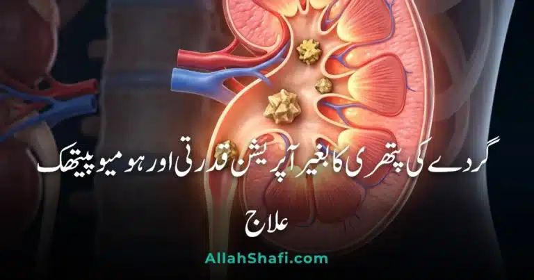 گردے کی پتھری کا بغیر آپریشن قدرتی اور ہومیوپیتھک علاج