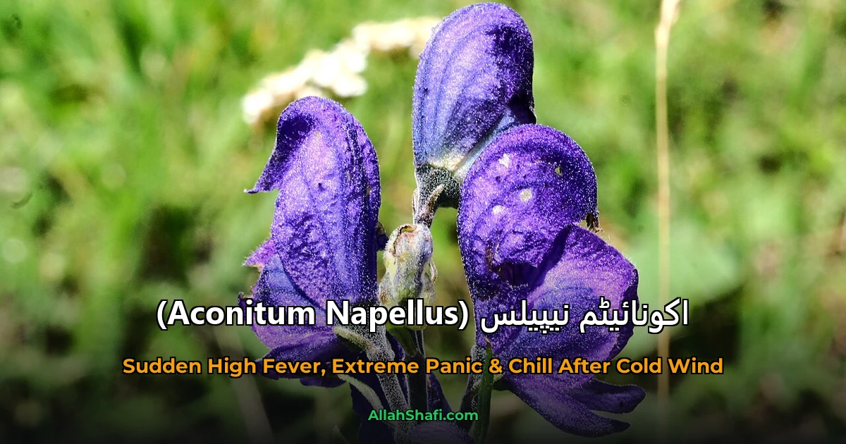 اکونائیٹم نیپیلس (Aconitum Napellus)
