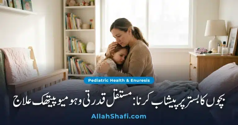 بچوں کا بستر پر پیشاب کرنا ہومیوپیتھک علاج