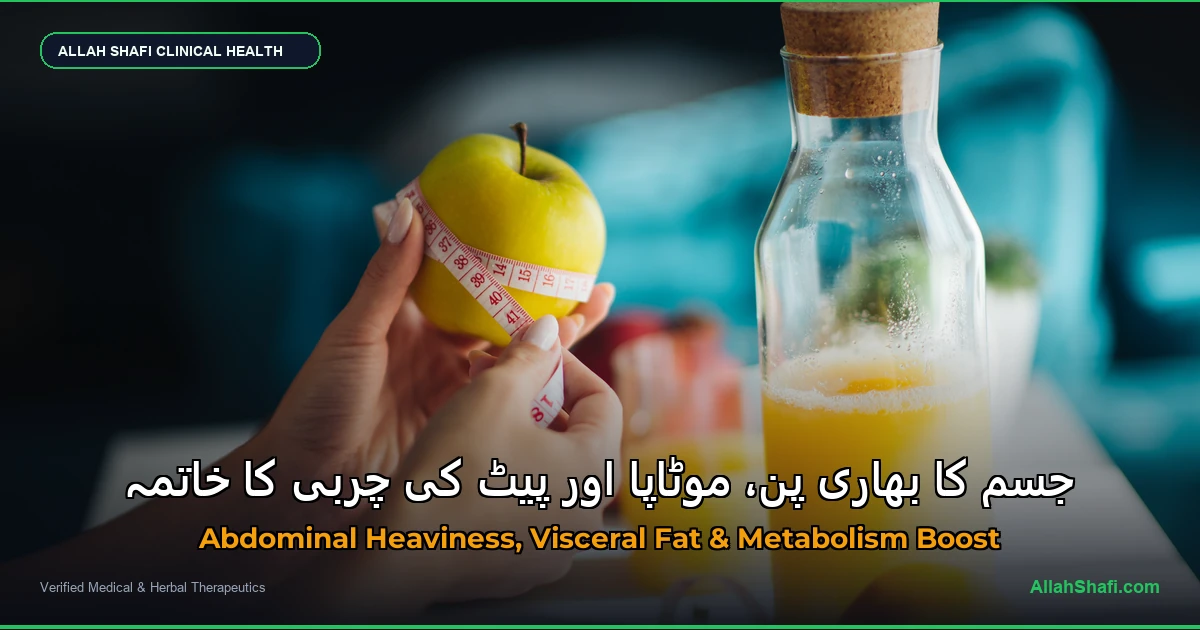 جسم کا بھاری پن، موٹاپا اور پیٹ کی چربی کا خاتمہ