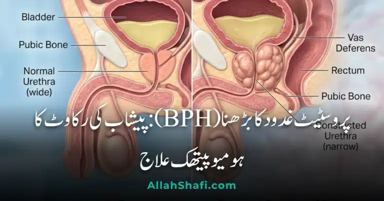 پروسٹیٹ غدود کا بڑھنا (BPH): پیشاب کی رکاوٹ کا ہومیوپیتھک علاج