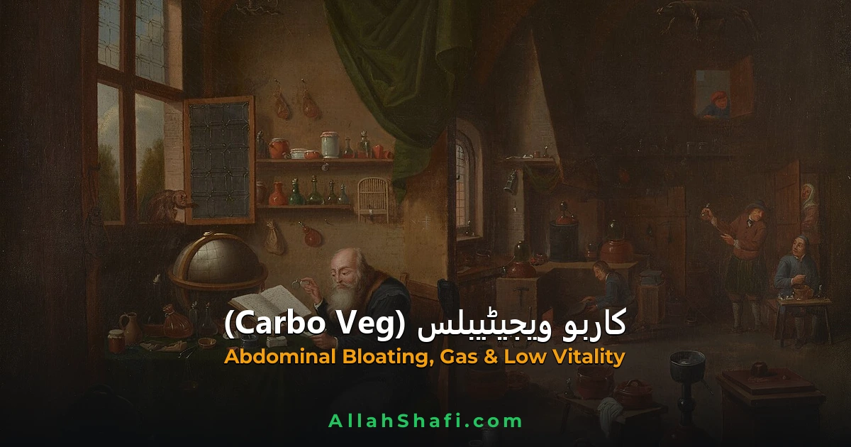 کاربو ویجیٹیبلس (Carbo Vegetabilis) — ہومیوپیتھک دوا کا مکمل تعارف