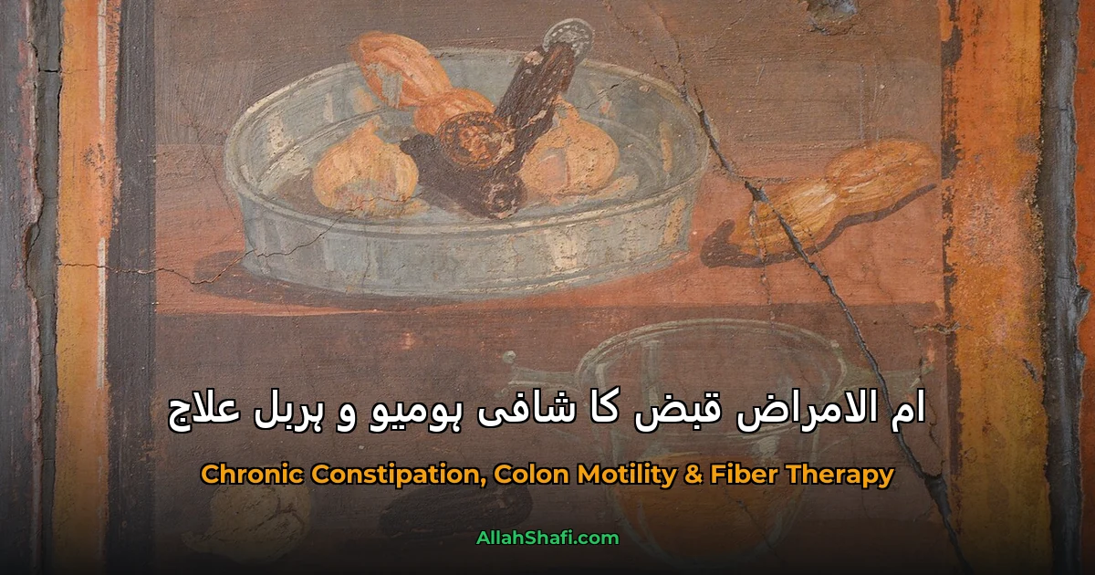 ام الامراض قبض کا شافی ہومیو و ہربل علاج