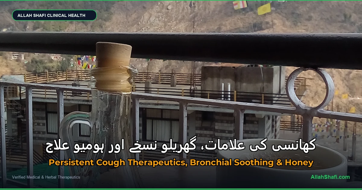 کھانسی کی علامات، گھریلو نسخے اور ہومیو علاج