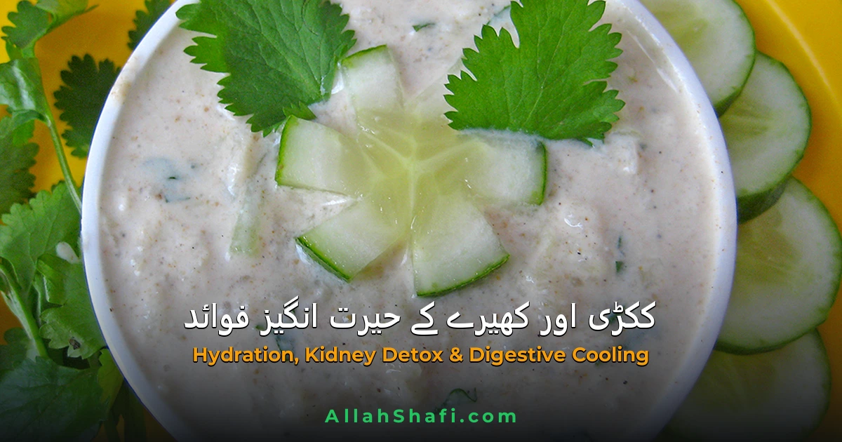 ککڑی  کھانے کا ذائقے دار خیال