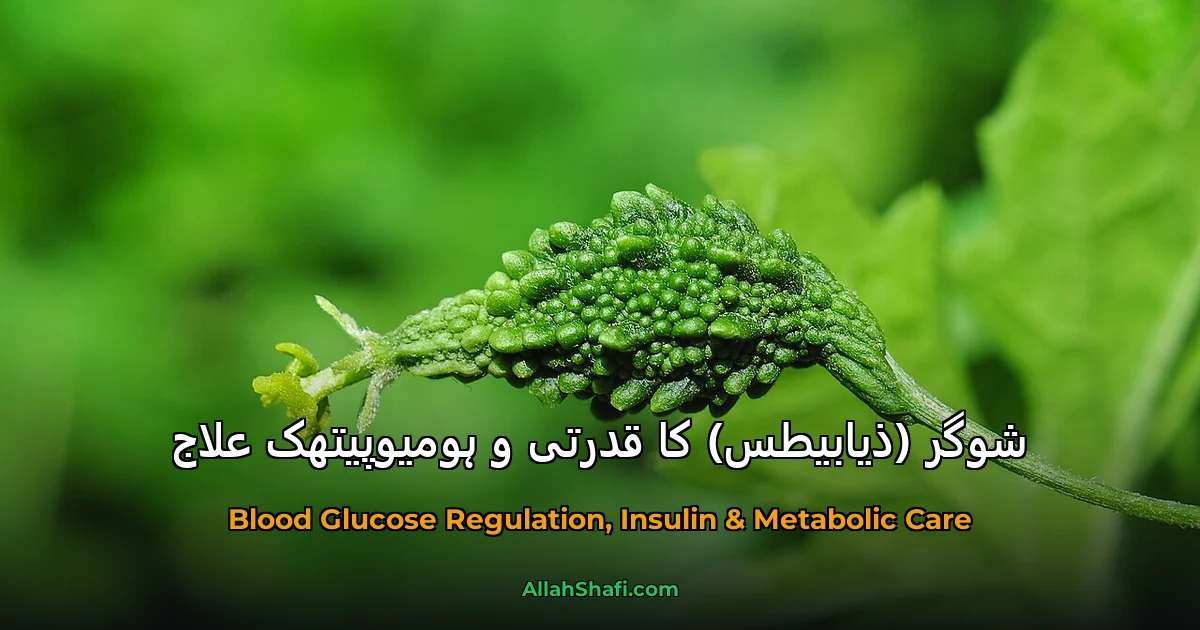 شوگر (ذیابیطس) کا قدرتی و ہومیوپیتھک علاج