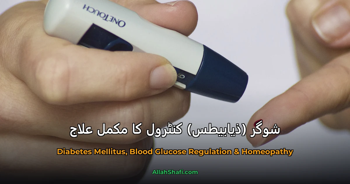 شوگر (ذیابیطس) کا ہومیوپیتھک علاج