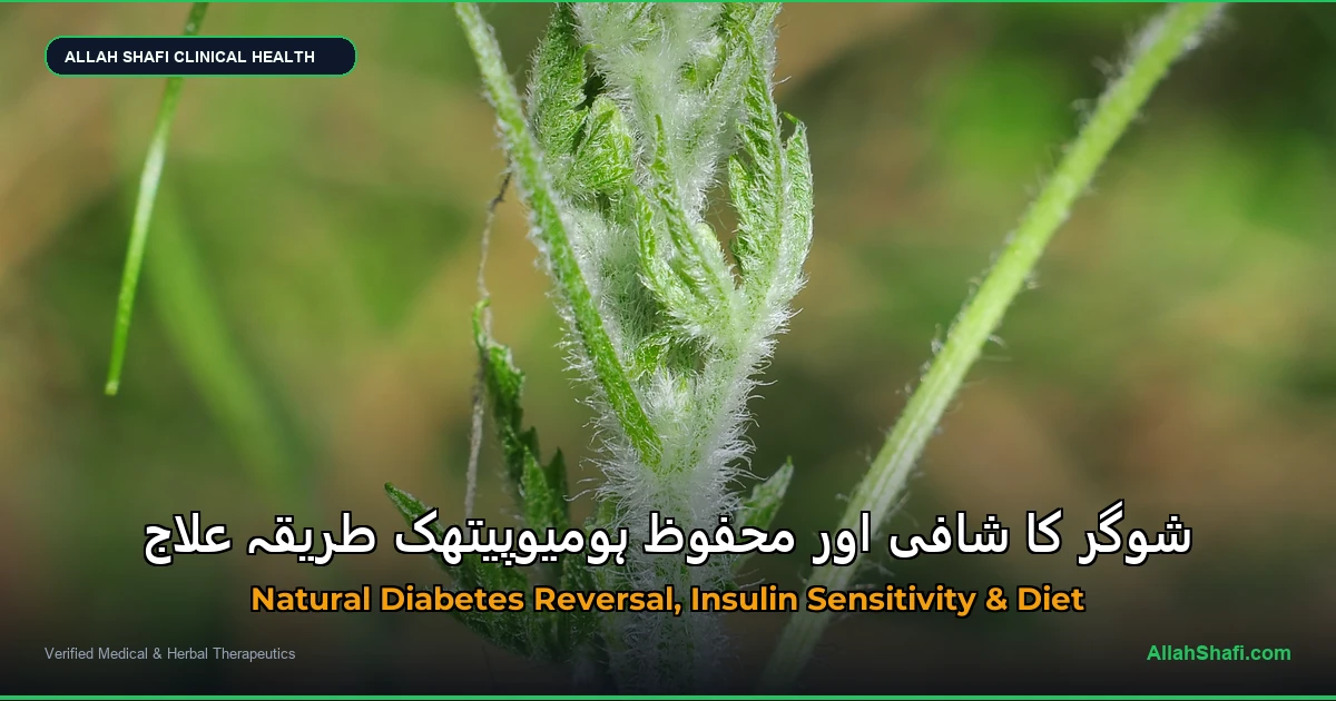 شوگر کا شافی اور محفوظ ہومیوپیتھک طریقہ علاج