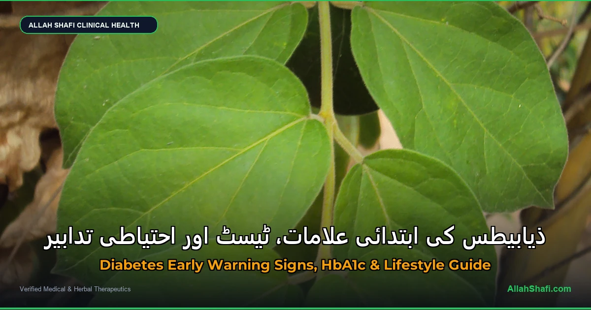 ذیابیطس کی ابتدائی علامات، ٹیسٹ اور احتیاطی تدابیر