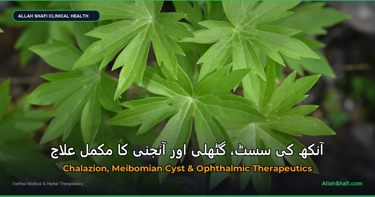 آنکھ کی سسٹ، گٹھلی اور آنجنی کا مکمل علاج