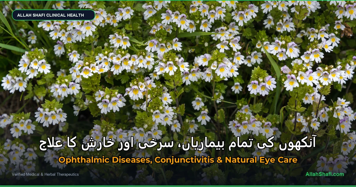 آنکھوں کی تمام بیماریاں، سرخی اور خارش کا علاج