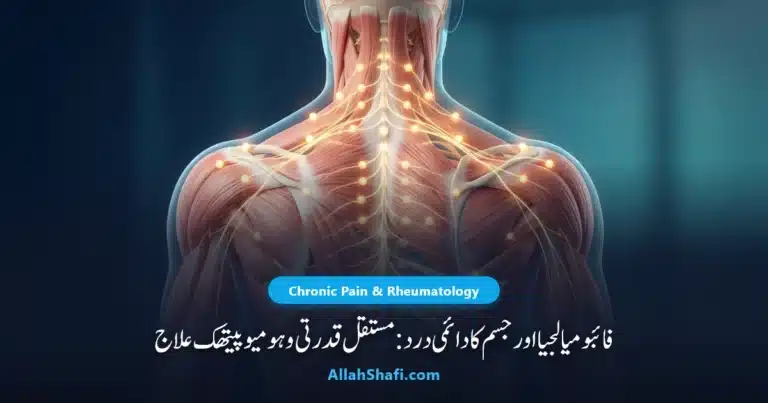 فائبرومائیلجیا (Fibromyalgia) اور جسم کا دائمی درد: اسباب، علامات اور مستقل ہومیوپیتھک علاج