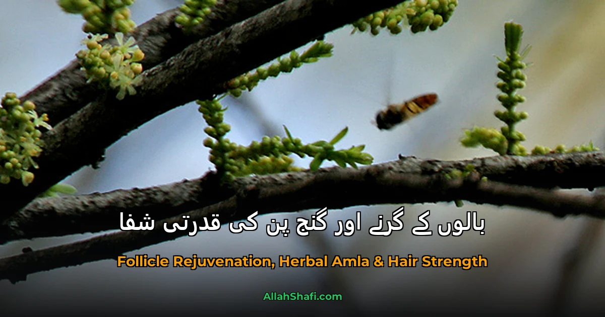 بالوں کے گرنے اور گنج پن کی قدرتی شفا