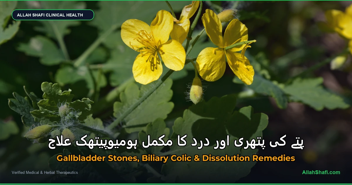 پتے کی پتھری اور درد کا مکمل ہومیوپیتھک علاج