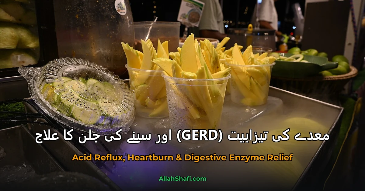 معدے کی تیزابیت (GERD) اور سینے کی جلن کا علاج