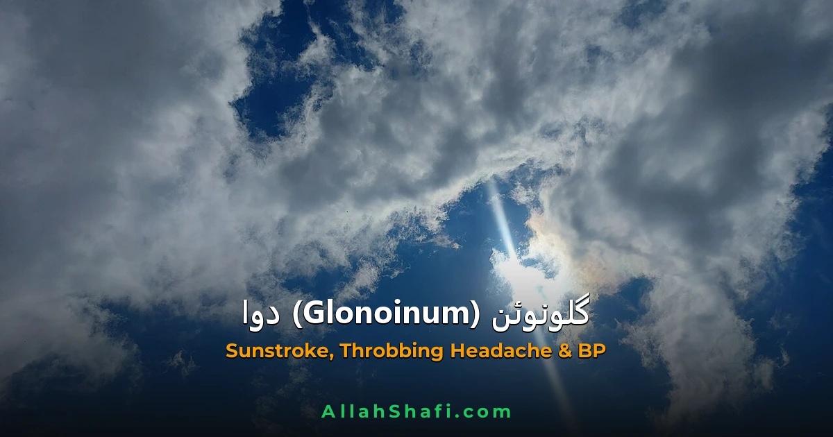 Glonoinum (Glonoinum) — ہومیوپیتھک دوا کا مکمل تعارف