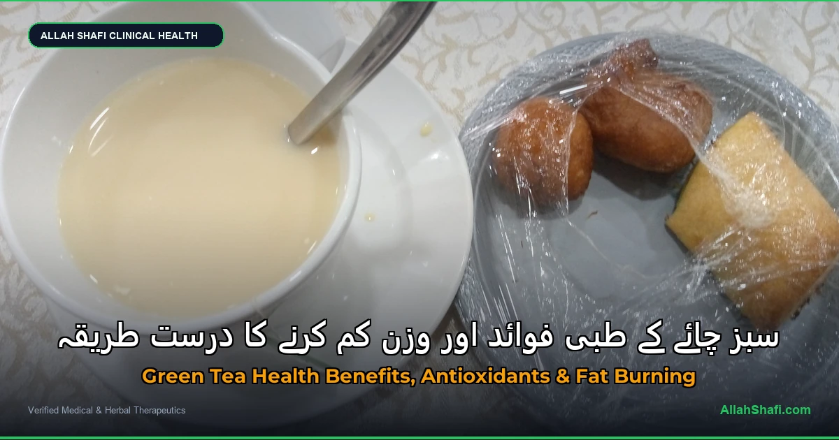 سبز چائے کے طبی فوائد اور وزن کم کرنے کا درست طریقہ