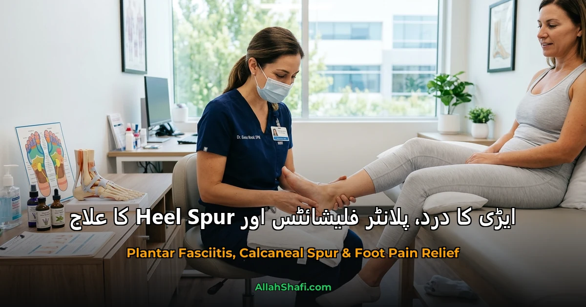 ایڑی کا درد، پلانٹر فلیشائٹس اور Heel Spur کا مکمل ہومیوپیتھک و دیسی علاج