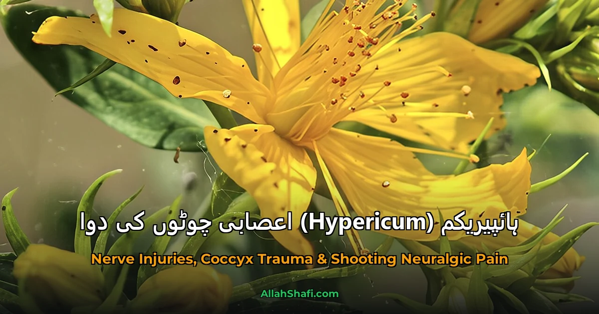 ہائپیریکم (Hypericum) اعصابی چوٹوں کی دوا