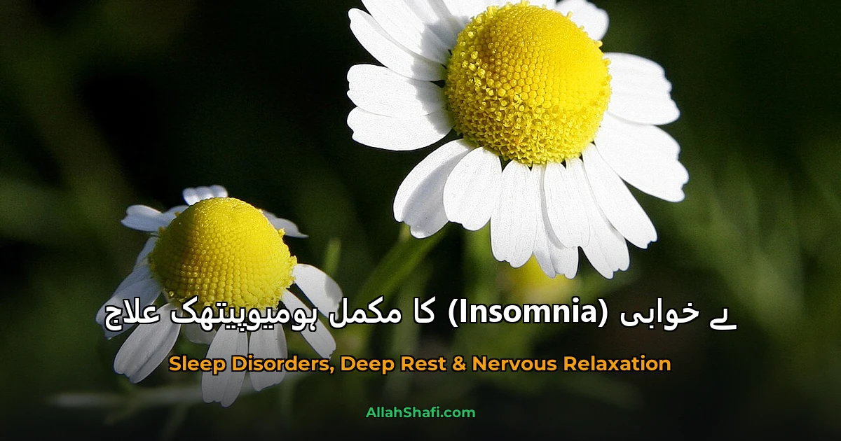 بے خوابی (Insomnia) کا مکمل ہومیوپیتھک علاج