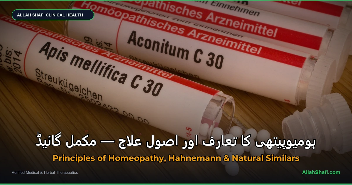 ہومیوپیتھی کا تعارف اور اصولِ علاج — مکمل گائیڈ