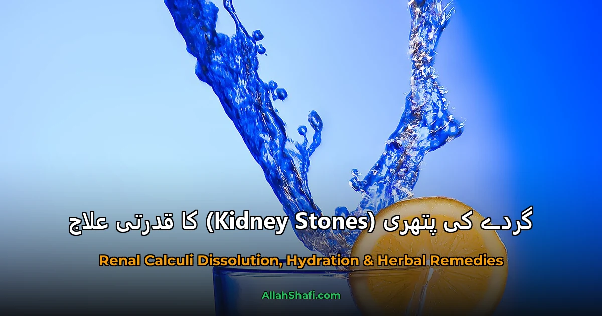 گردے کی پتھری (Kidney Stones) کا قدرتی علاج