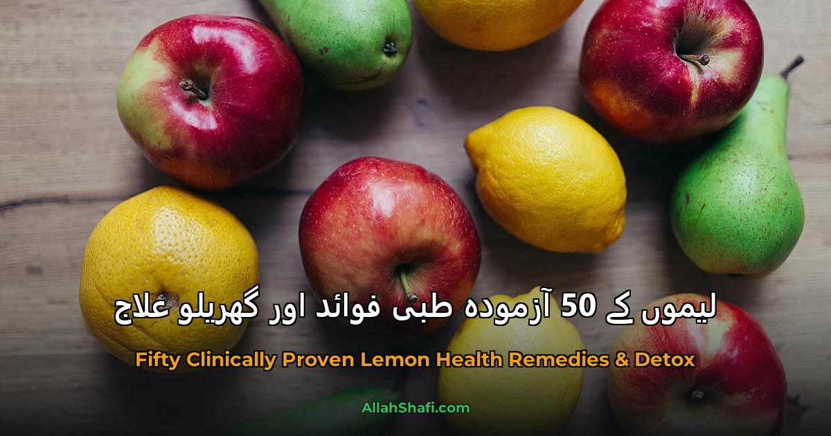 لیموں کے 50 آزمودہ طبی فوائد اور گھریلو علاج