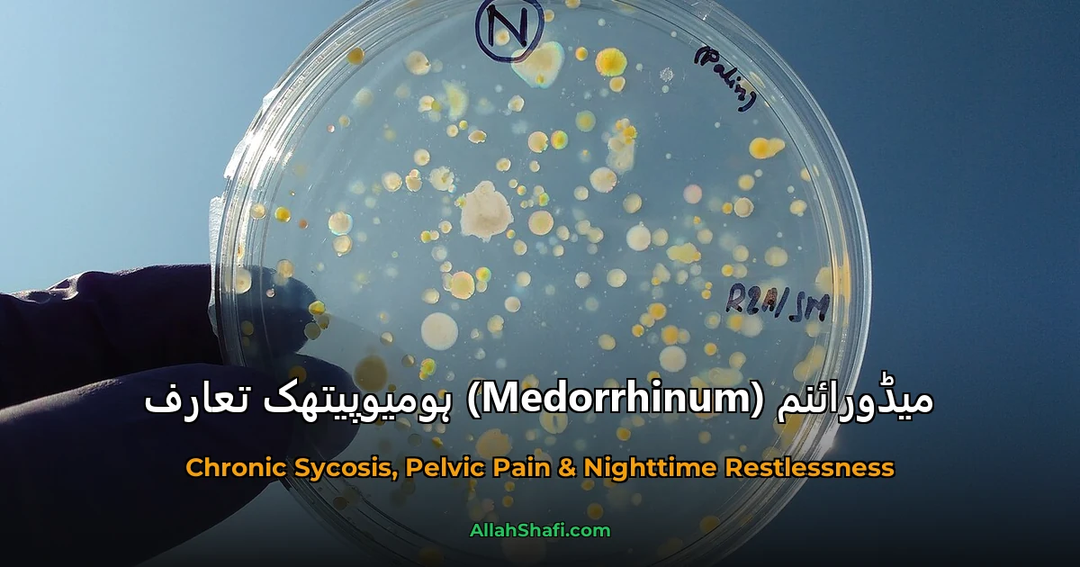 میڈورائنم (Medorrhinum) ہومیوپیتھک تعارف