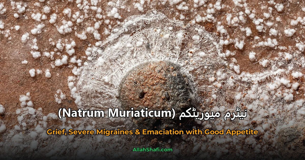 نیٹرم میوریٹکم (Natrum Muriaticum)