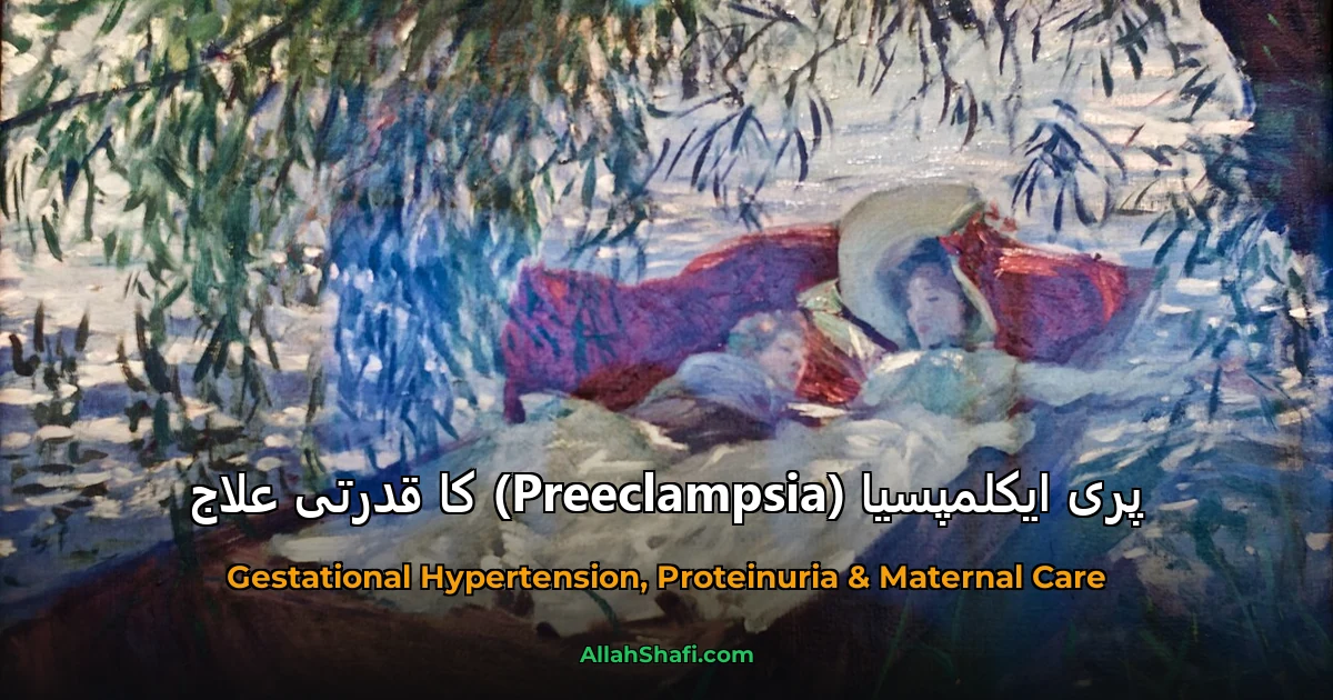 پری ایکلمپسیا (Preeclampsia) کا قدرتی علاج
