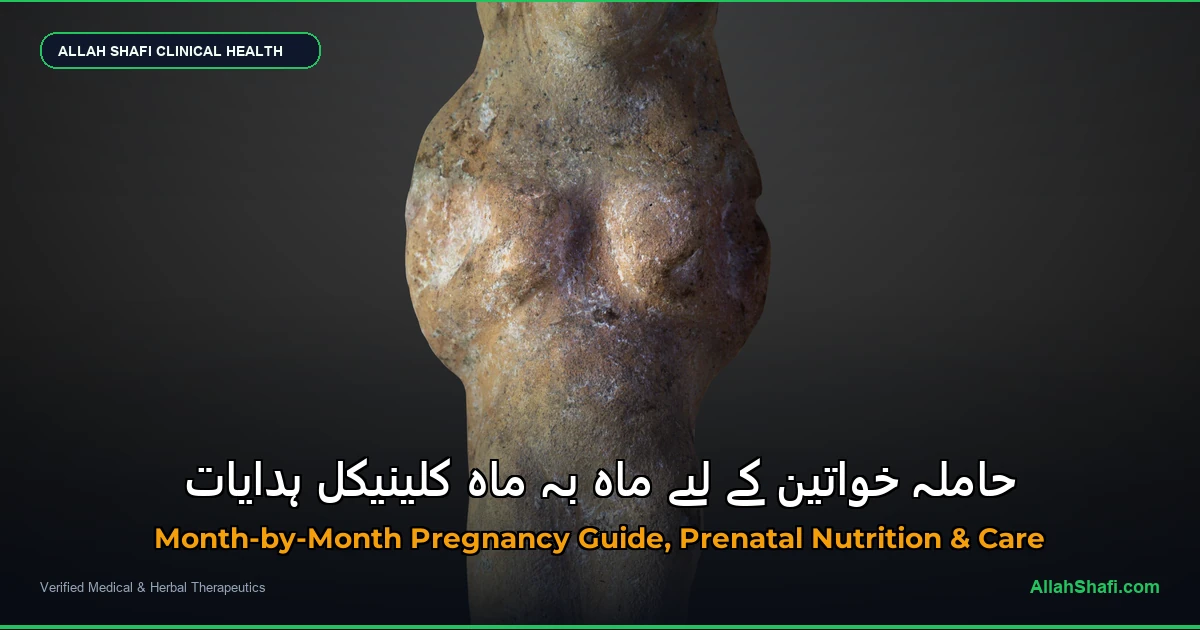 حاملہ خواتین کے لیے ماہ بہ ماہ کلینیکل ہدایات