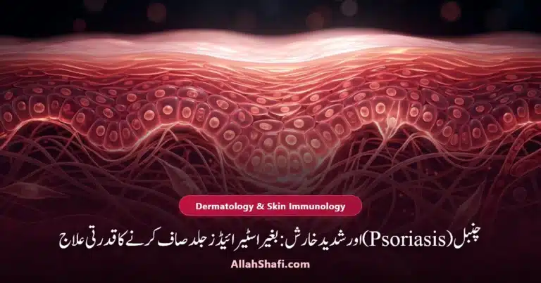 بغیر اسٹیرائیڈز چنبل ٹھیک کرنے کا ہومیوپیتھک پروٹوکول پن