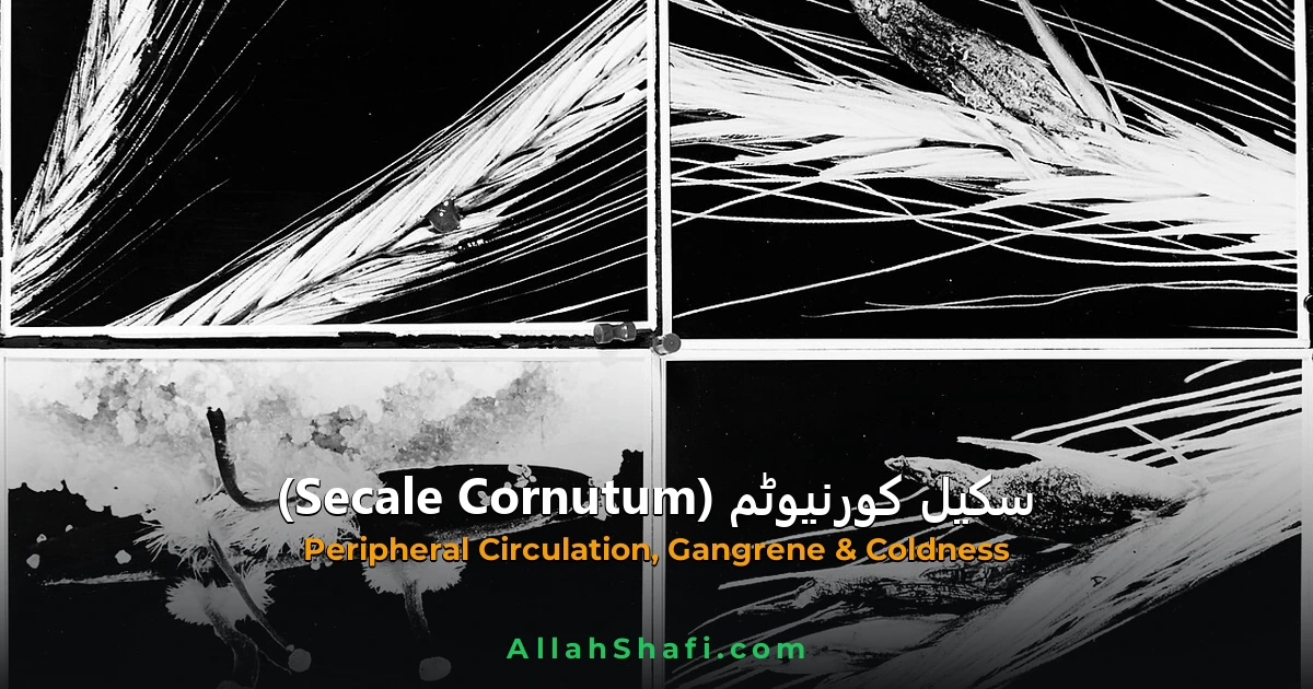 سکیل کورنیوٹم (Secale Cornutum) — ہومیوپیتھک دوا کا مکمل تعارف