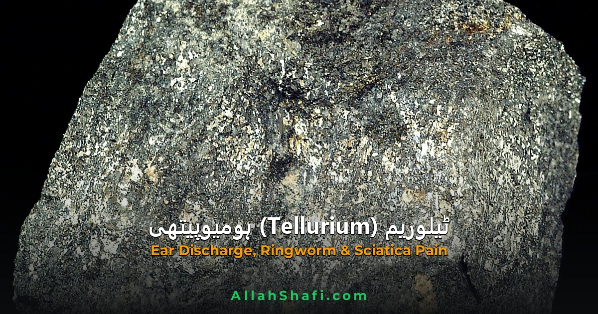 Tellurium (Tellurium) — ہومیوپیتھک دوا کا مکمل تعارف
