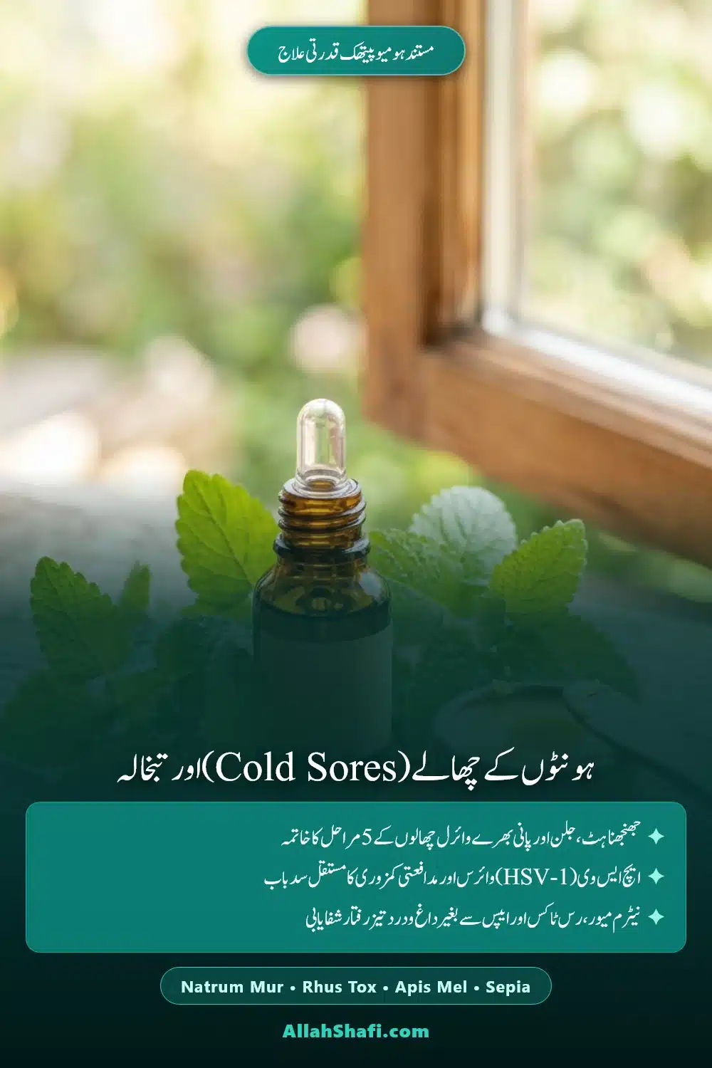ہونٹوں کے چھالے اور تبخالہ کا ہومیوپیتھک علاج پن