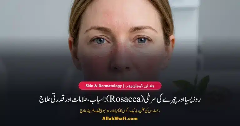روزیسیا اور چہرے کی سرخی کے اسباب، علامات اور ہومیوپیتھک طریقہ علاج