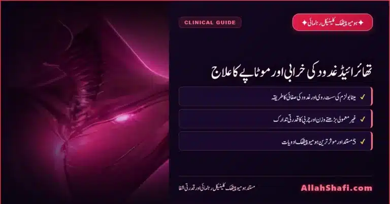 تھائرائیڈ غدود کی خرابی اور موٹاپے کا علاج